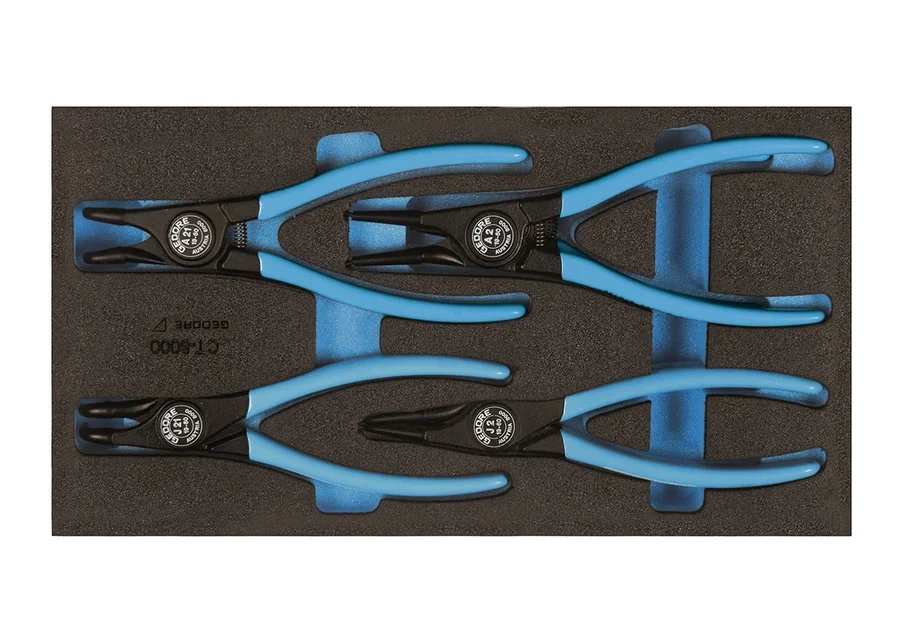 GEDORE 1500 CT1-8000 assembly pliers set in 1/3 check tool module
