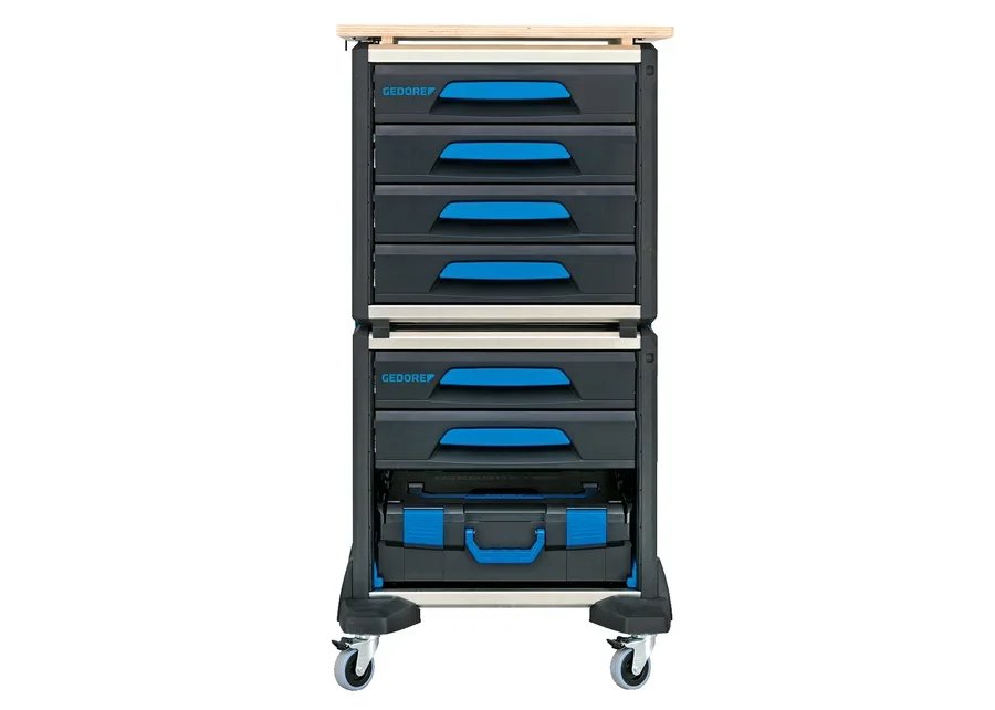 GEDORE 1110 WMW-S-02 WorkMo B2 with 72-piece tool assortment