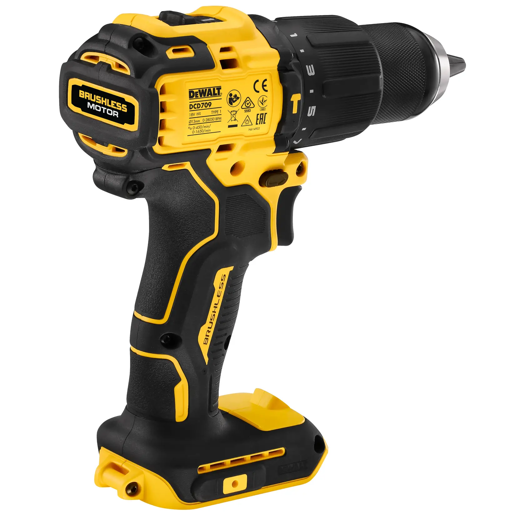 DeWALT DCD709N-XJ Cordless Hammer Drill Driver 18V/20V MAX Brushless (Bare Tool) - photo 3