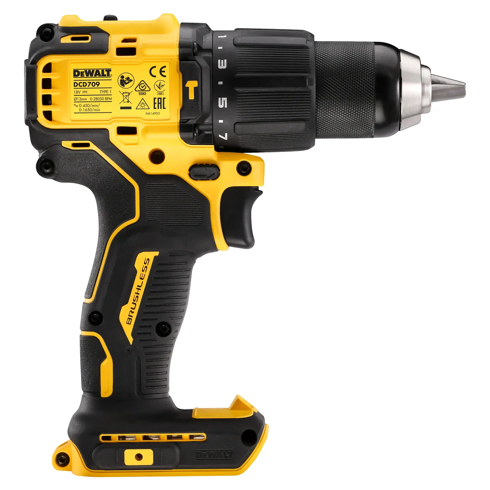 DeWALT DCD709N-XJ Cordless Hammer Drill Driver 18V/20V MAX Brushless (Bare Tool) - photo 4