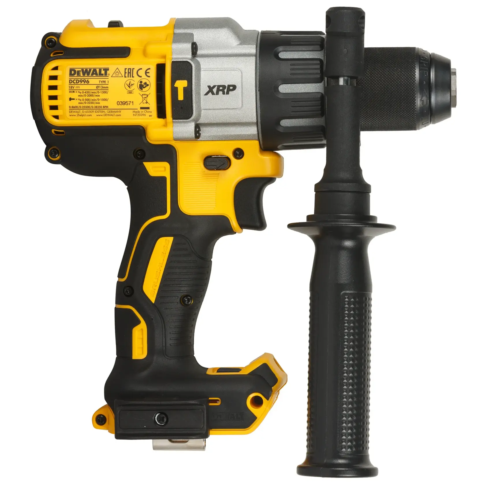 DeWALT DCD996NT Cordless Hammer Drill Driver 18V/20V MAX Brushless (Bare Tool) - photo 2