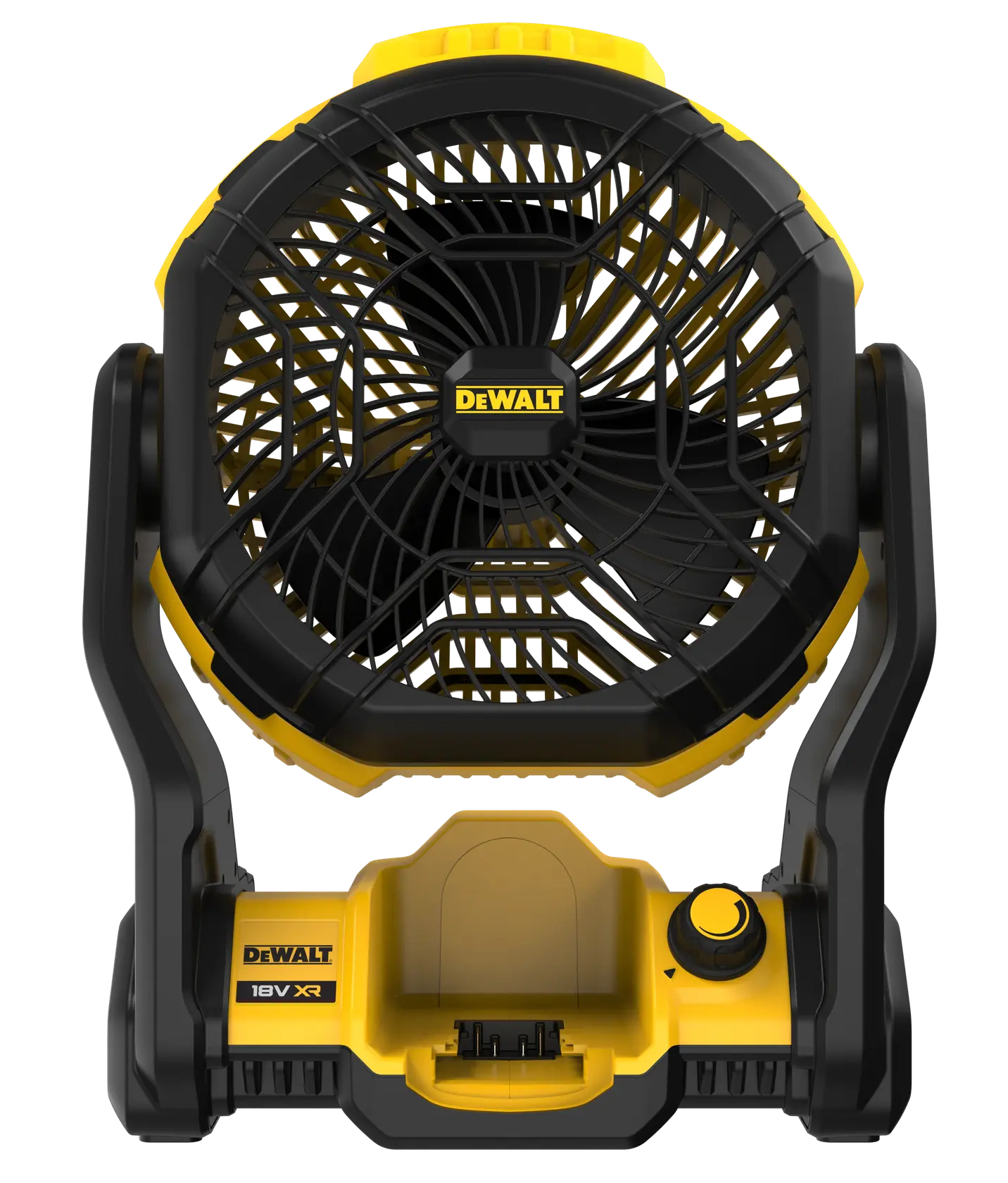 DEWALT DCE512N-XJ 18V XR 3000 RPM Fan Speed Cordless Brushless Portable Jobsite Fan - IP54 Rated (Bare Tool), Yellow & Black - photo 2