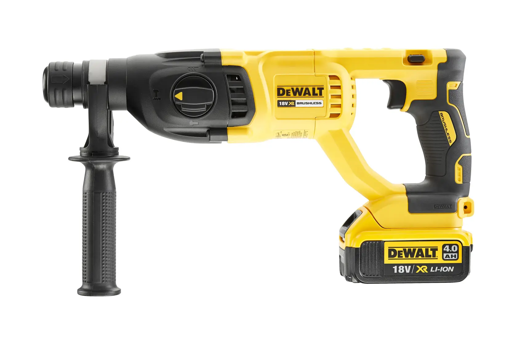 DEWALT DCH133M1 18V Li-ion 26mm SDS-Plus 3-Mode 2Kg Cordless Hammer with Brushless Motor and 1x4.0Ah Battery - photo 2