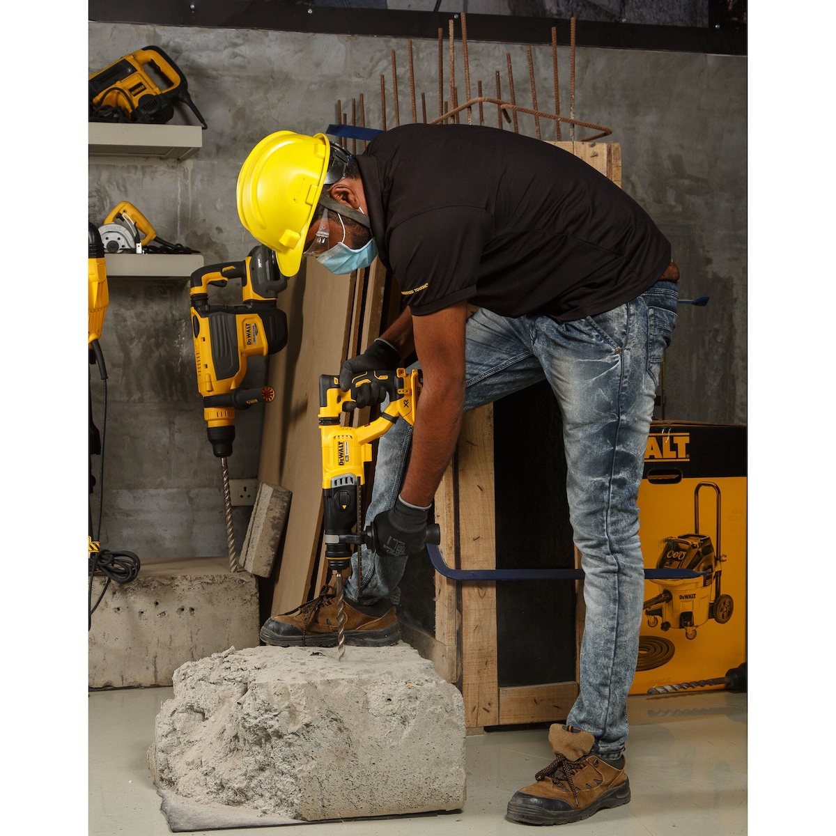 DeWALT DCH263P2-KR 18V 28mm Sds Plus Rotary Hammer Kit - photo 4
