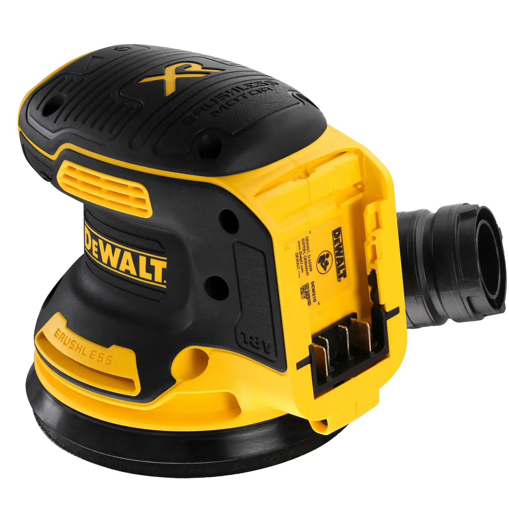 DEWALT DCW210N-XJ 18V Li-ion XR Cordless Brushless Sander, 125 mm for Carpentory, Auto refinishing applications- Bare Tool (Made in Mexico) - photo 3