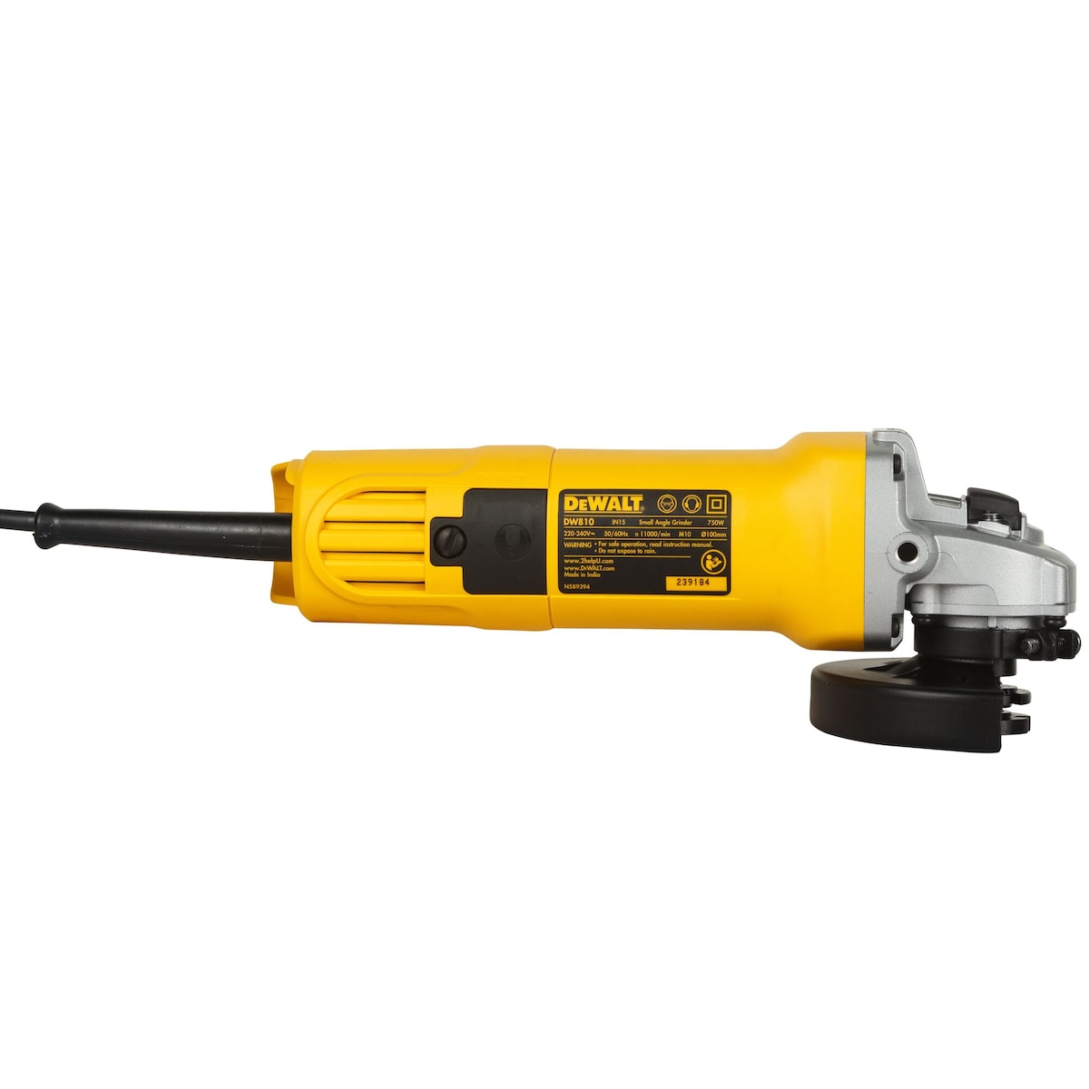 DeWALT DW810-IN01 750W, 100mm Sag With Toggle Switch (Made In India)