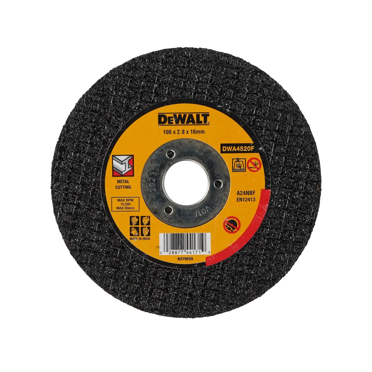 DeWALT DWA4520F Cut-Off Wheel 100x2.8x16mm (Max 13750 Rpm)