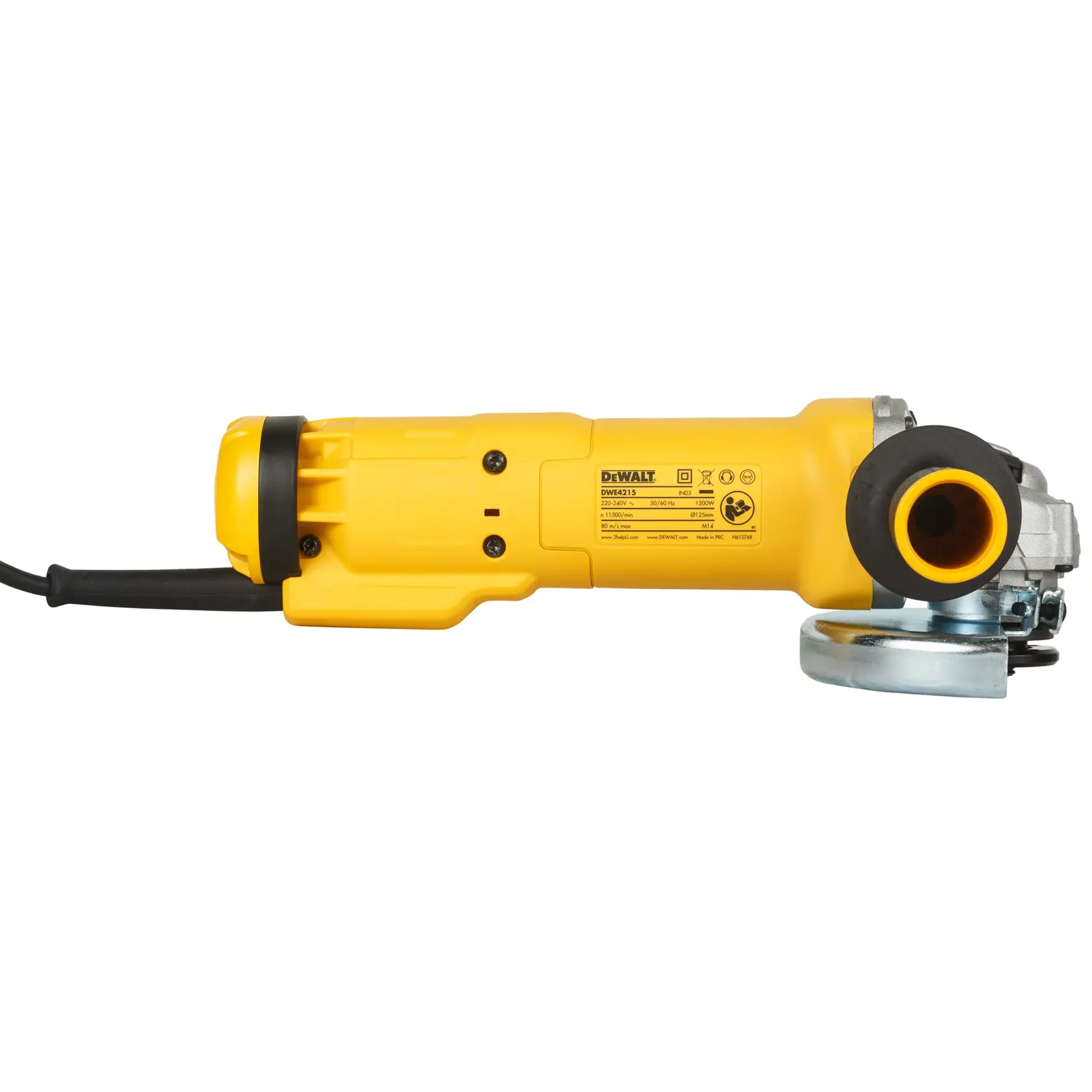 DeWALT DWE4215-IN 1100W 125mm Sag With Slide Switch & Des (Made In India) - photo 3