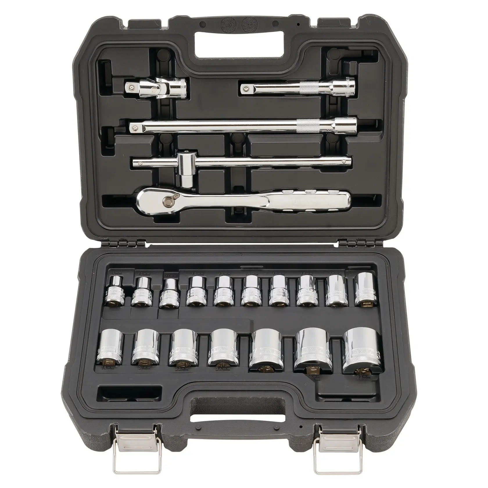 DeWALT DWMT19241-1 1/2 in Metric Socket Set 22 pc - photo 2