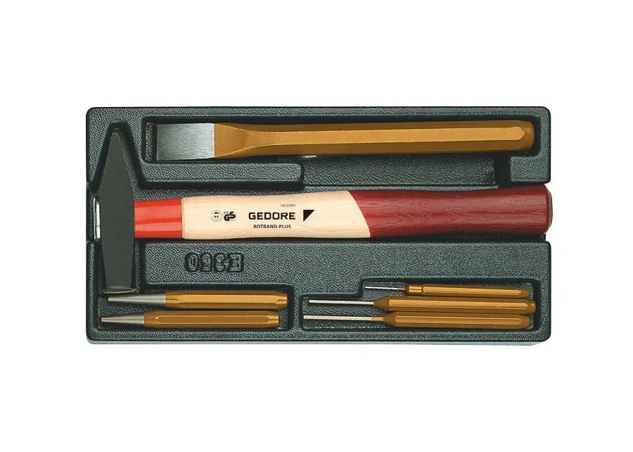 GEDORE 1500 ES-350 Chisel assortment in 1/3 ES module