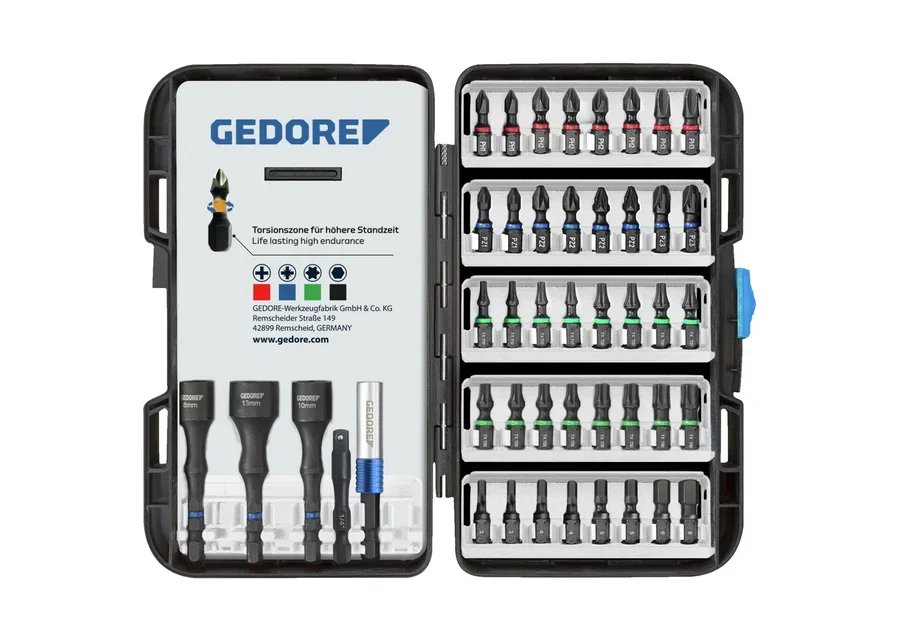 GEDORE 666-045 Torsion Bit Set 45-pieces