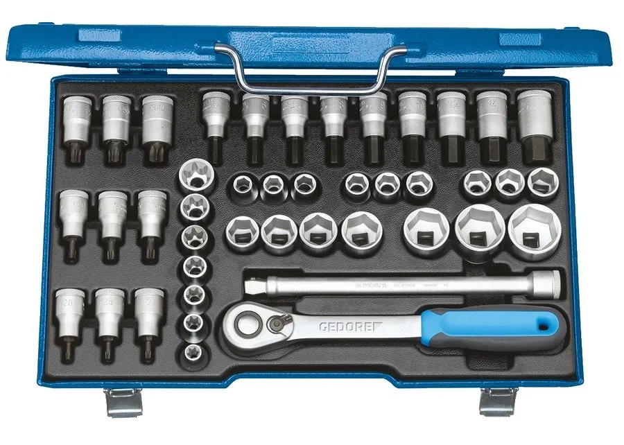 GEDORE ITX 19 INU-20 Socket set 1/2" 42-pieces