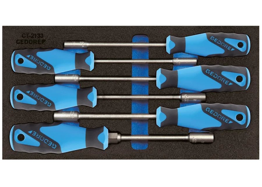 GEDORE 1500 CT1-2133 Socket Set in 1/3 Check Tool Module