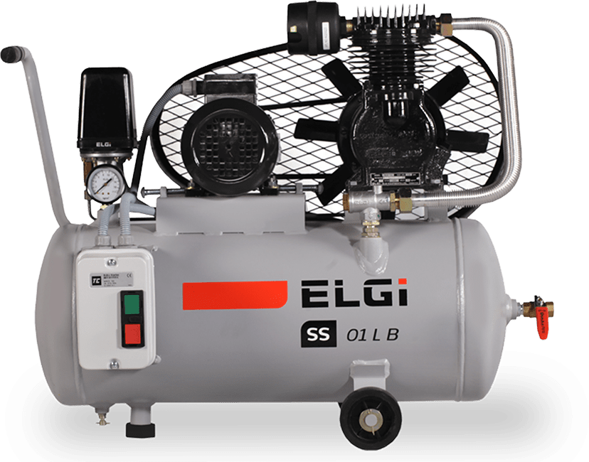ELGi SS01 LB 1 HP Reciprocating Air Compressor, 45 L, Single Phase