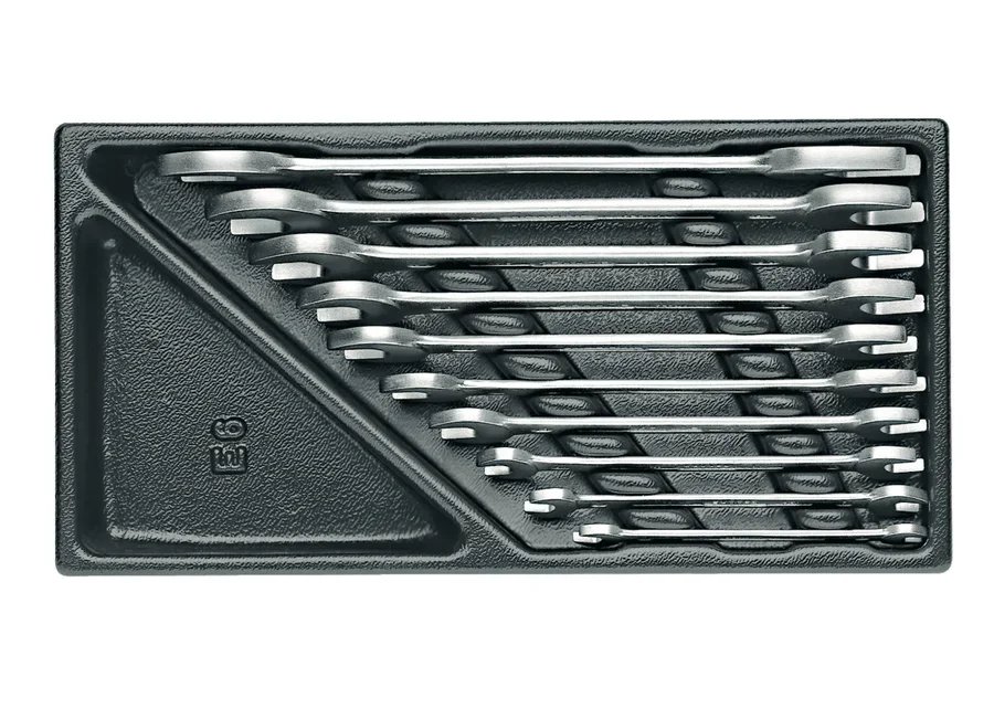 GEDORE 1500 ES-6 Double open-ended spanner set in 1/3 ES-Module