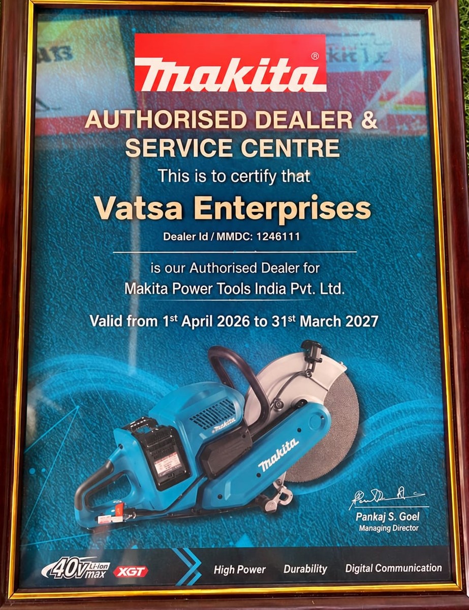 Makita Authorized Dealer certificate