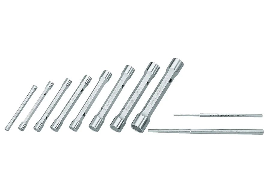 GEDORE KD 626 Double ended socket wrench set with tommy bars