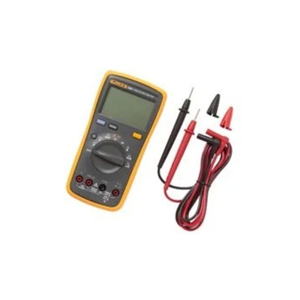 Fluke 15B+ digital multimeter with test leads