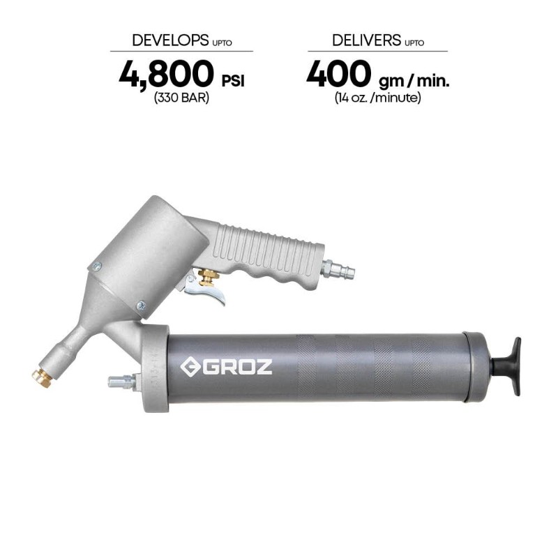 Groz AGG/1R/B Air Operated Grease Gun - photo 3