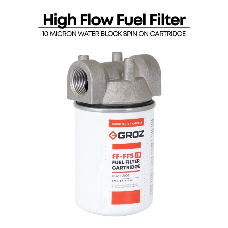Groz FFS/10WB/BSP Water-Block Spin-On Fuel Filter 10 Micron - photo 4