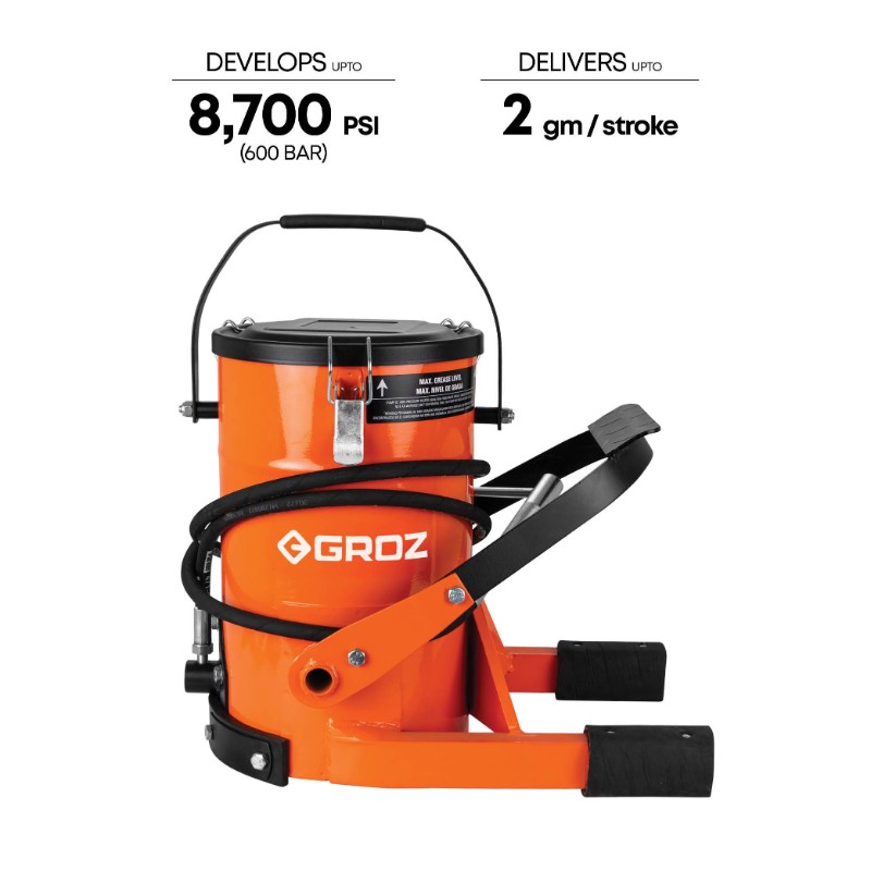 Groz FOP/10A Foot Operated Grease Pump 10 kg - photo 3