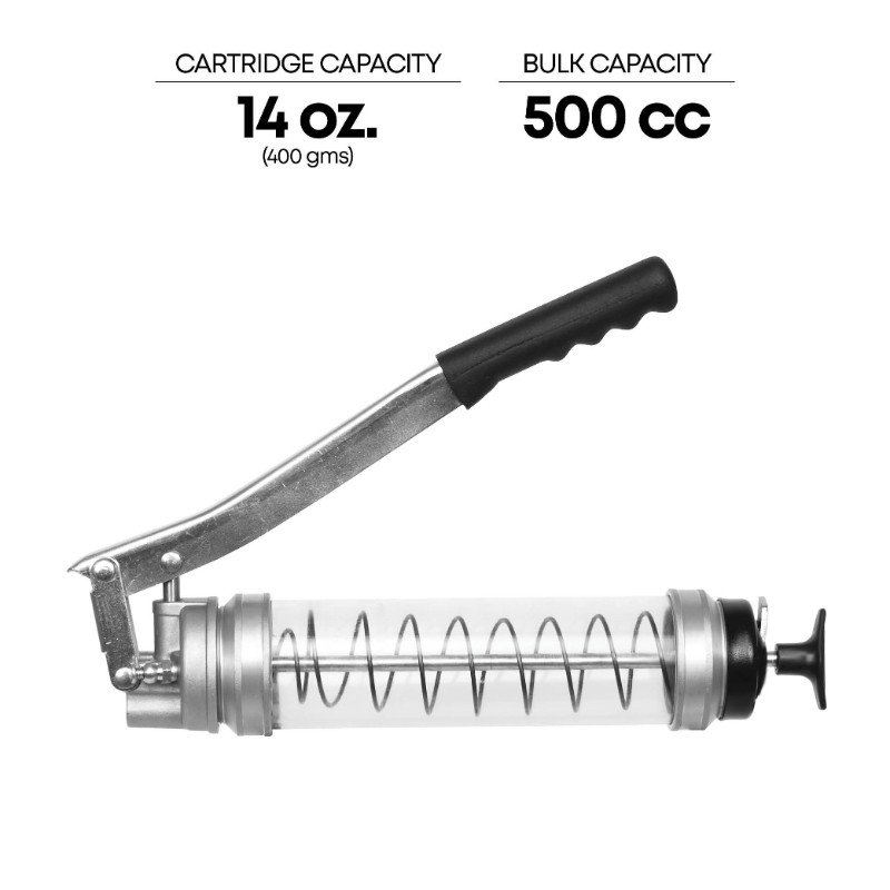 Groz G1R/HD/B-CL Clear Tube Lever Grease Gun - photo 4