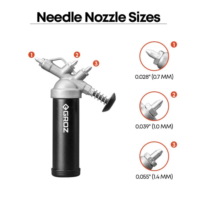 Groz G3P Mini Push Type Grease Gun 85 G - photo 4