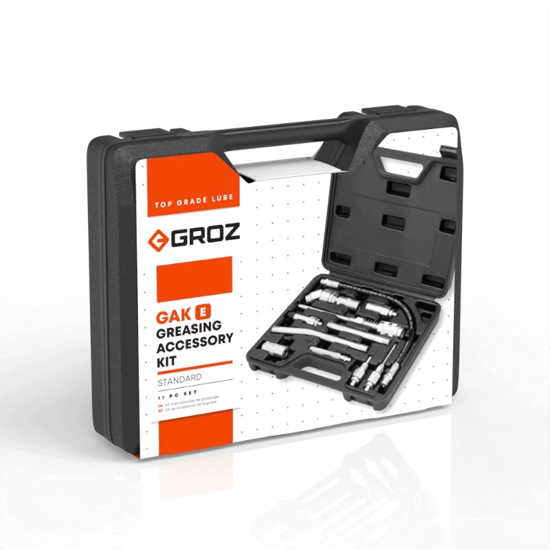 Groz GAK/E1/11ST/B Standard Greasing Accessory Kit 11 Pieces - photo 2