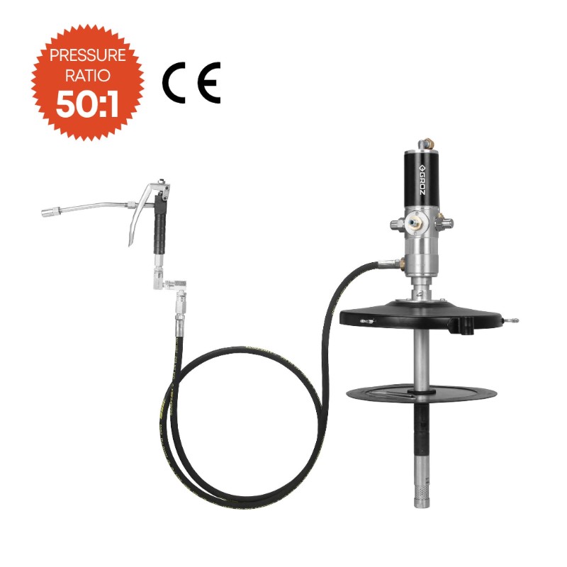 Groz GP1/ST/501/BSP Air Operated Grease Ratio Pump 50:1 for 20-30 kg Pails - photo 2