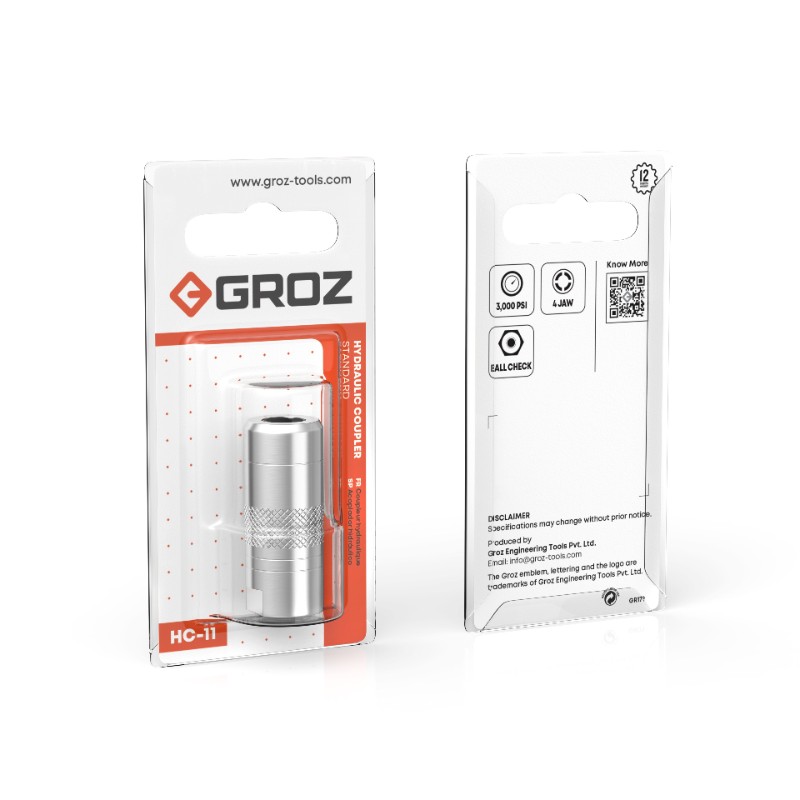 Groz HC/11/4/B/ST5 Grease Coupler Standard With Ball Check, 1/8" BSPT - photo 4