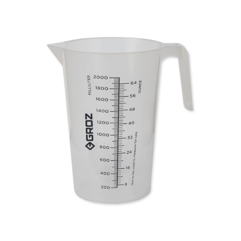 Groz JUG/2G Handy Measuring Jug Stackable, 2000 ml (64 oz.) - photo 2