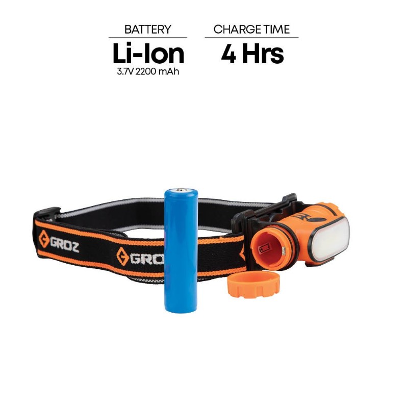 Groz LED/220 Rechargeable Headlamp 150 lm - photo 3
