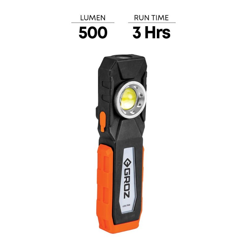Groz LED/396 Intensity Control Worklight with Battery Display, 500 lm - photo 2