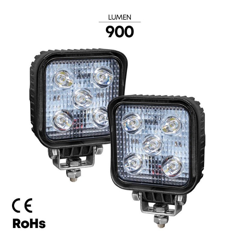 Groz LED/502 15W LED Floodlight, Set of 2 - photo 2