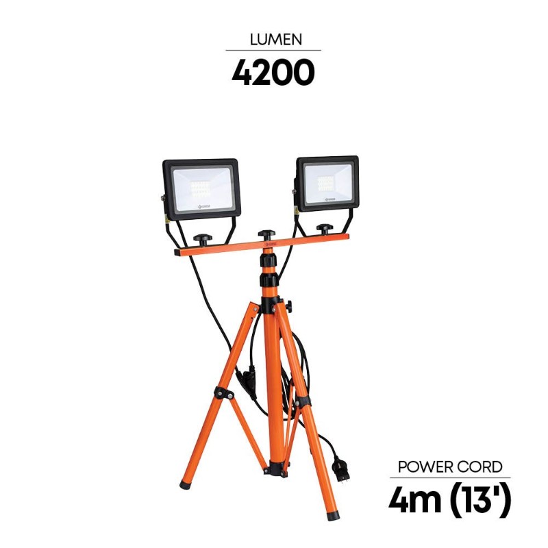 Groz LED/612/EU Site Lamp with Tripod, 4200 lm - photo 2