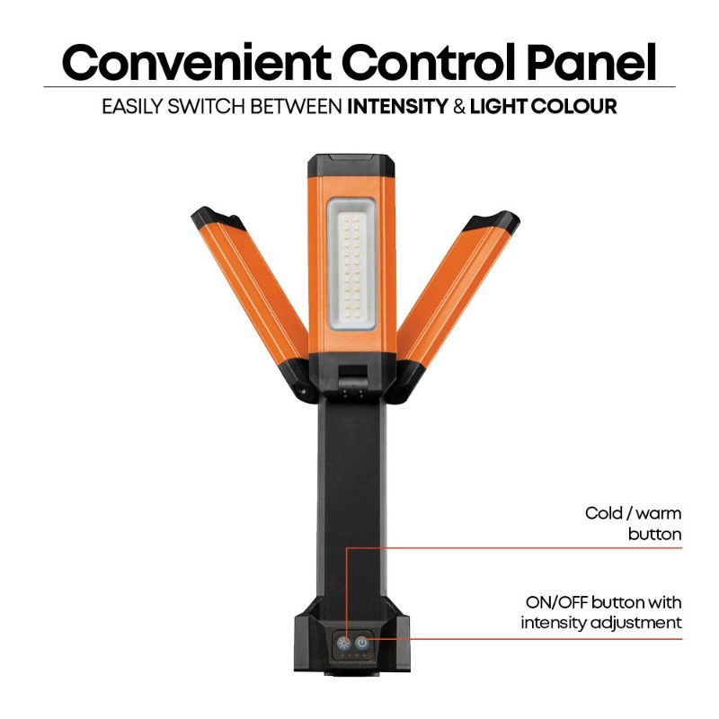 Groz LED/685 Cordless Triple Head Site Lamp - photo 4