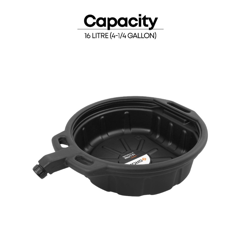 Groz ODP/16 Drain Pan High Density, 16 Litre (4-1/4 Gallon) - photo 3