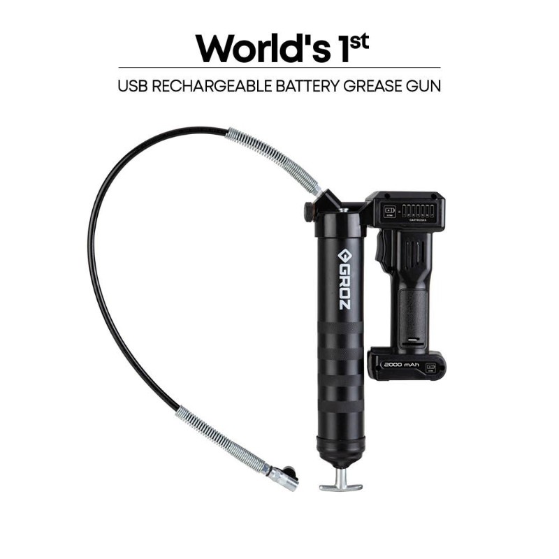 Groz RGG/12L USB Rechargeable 12V Grease Gun - photo 2