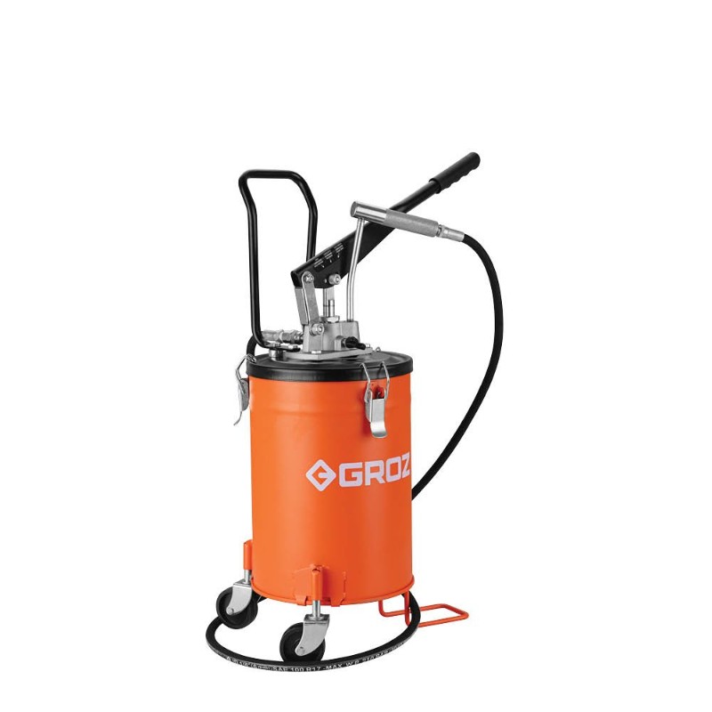 Groz VGP/10 Hand-Operated Bucket Grease Pump 10 kg with Wheels - photo 2