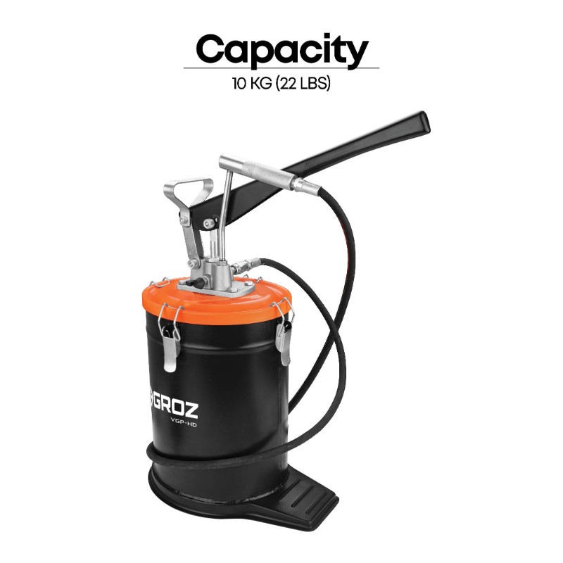 Groz VGP/HD/10A Heavy Duty Grease Pump 10 Kg - photo 2