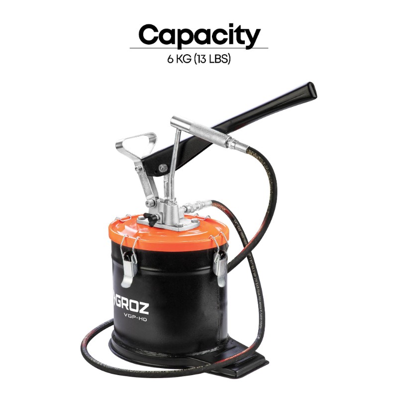 Groz VGP/HD/6A Heavy Duty Grease Pump 6 Kg - photo 3