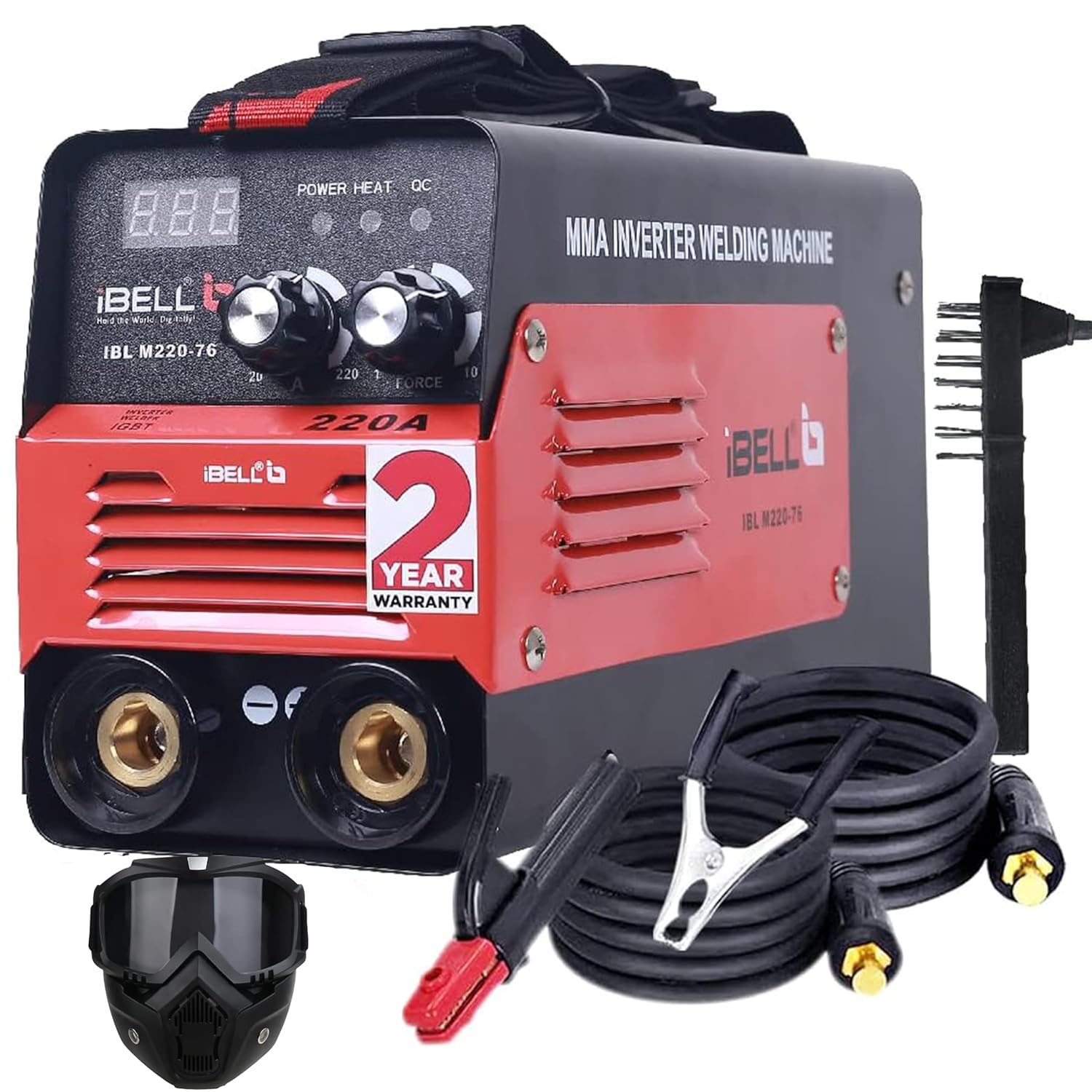 iBELL M220-76 Inverter ARC Welding Machine 220A IGBT with Hot Start & Anti-Stick