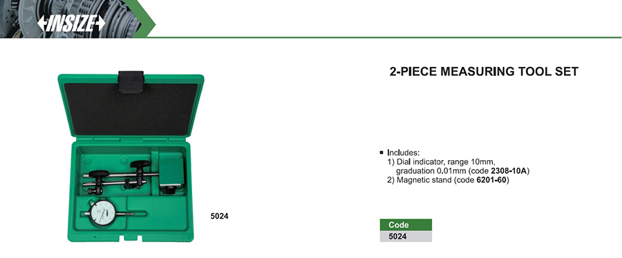 INSIZE 5024 2-Piece Measuring Tool Set - photo 2
