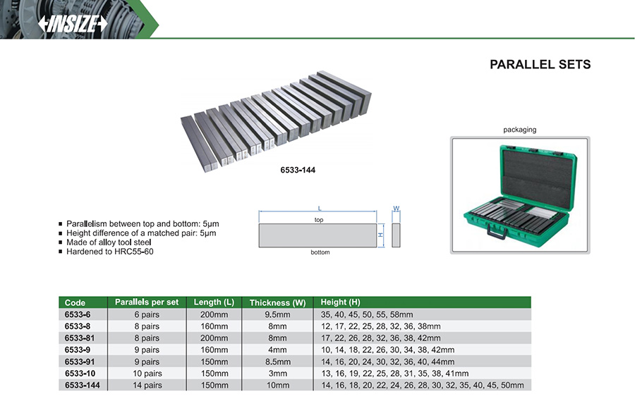 INSIZE Parallel Sets, 6533-8 - photo 2