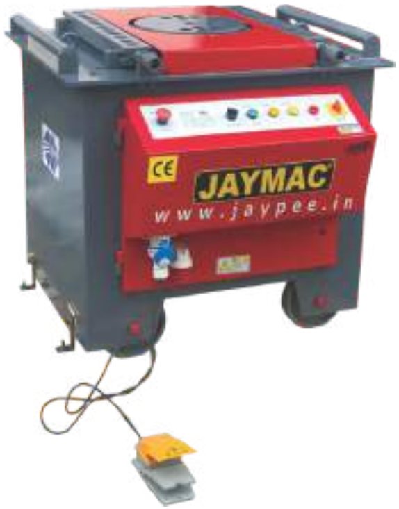 JAYMAC B40 Bar Bending Machine - 5 HP, Bends up to 28 mm Rebar, Semi-Automatic Preset Angle