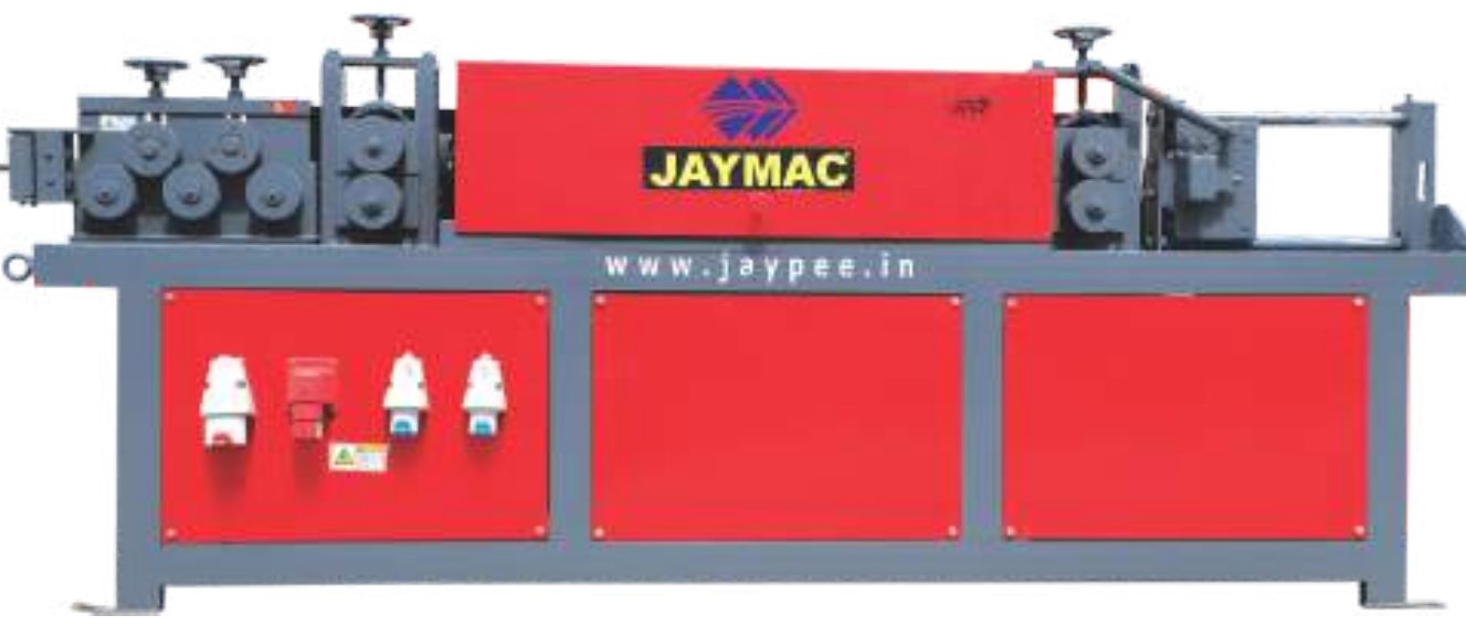 JAYMAC ST-14 Automatic Rebar De-coiling, Straightening & Cutting Machine - 4-14 mm, 55 m/min, PLC