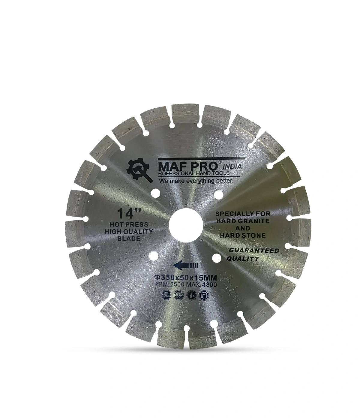 MAF PRO 14″ Hot Press Granite Segment
