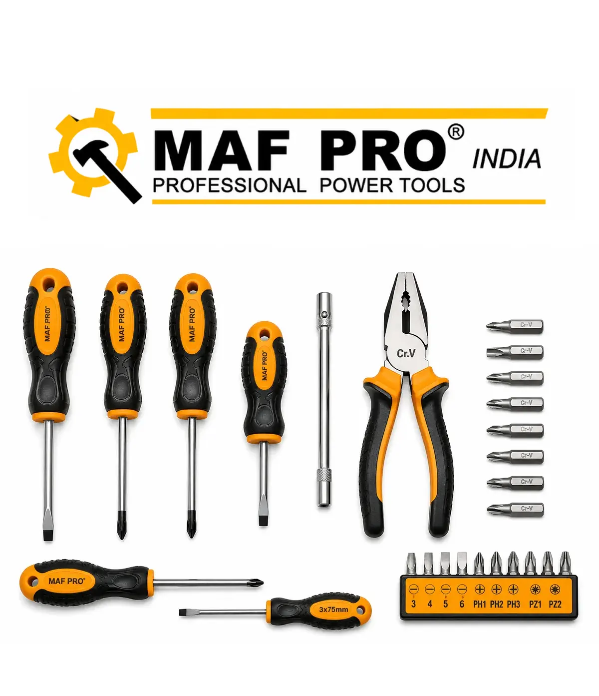 MAF PRO 14 PCS PLIERS SCREWDRIVER SET (604814)