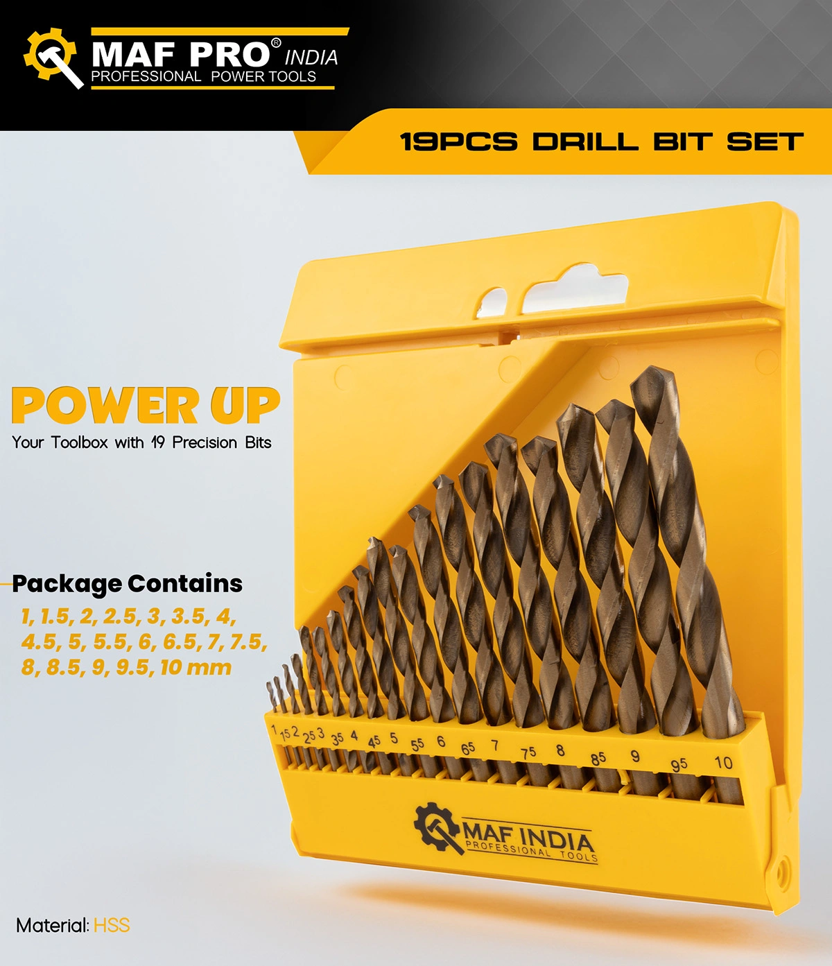 MAF PRO 19pcs Drill Bit Set - photo 4