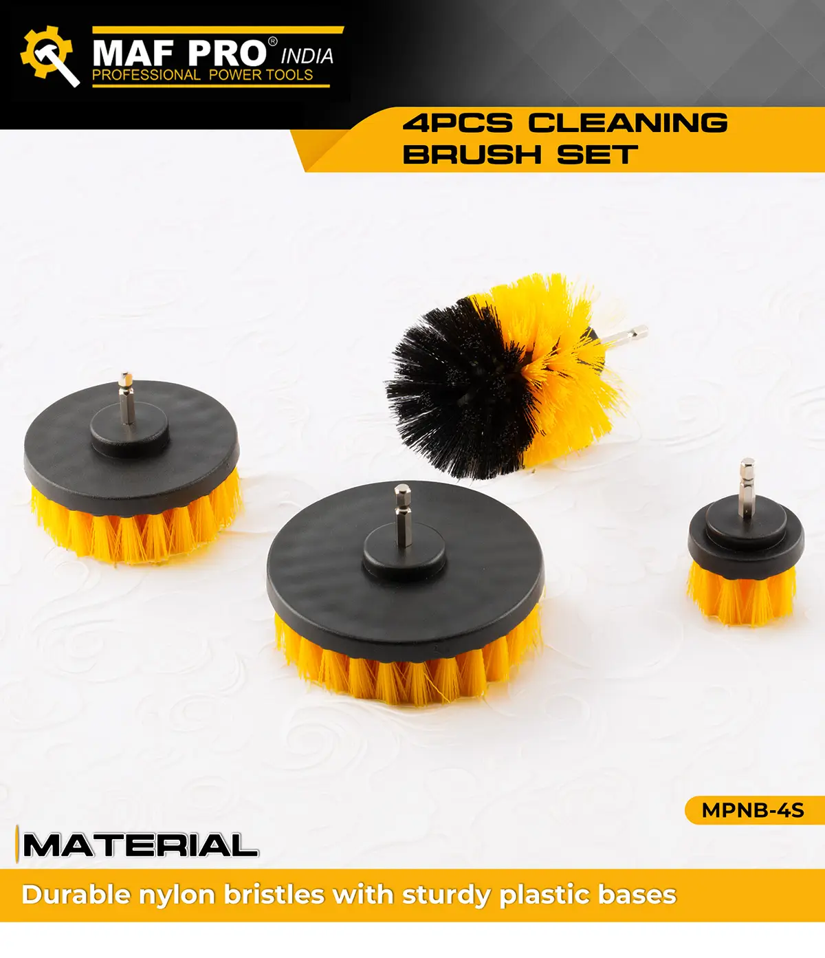 MAF PRO 4pcs Cleaning Brush Set (MPNB-4S) - photo 5
